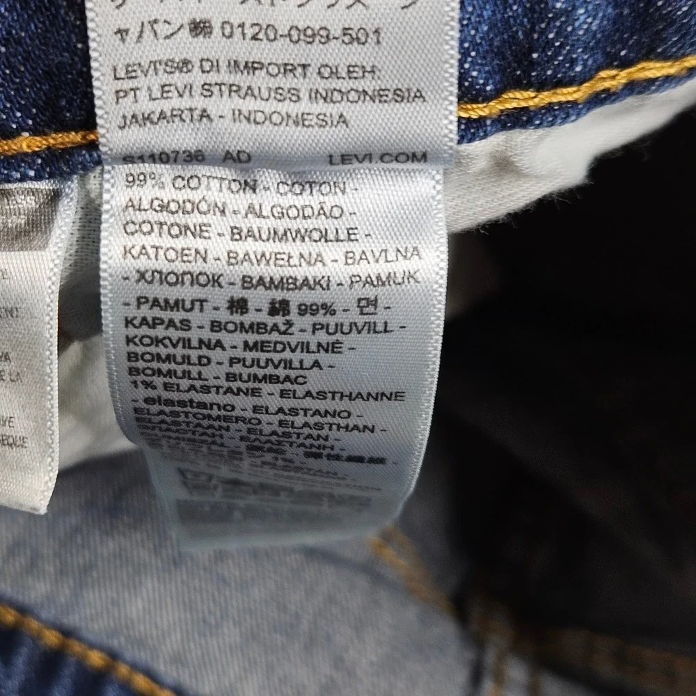 Levi's 527 Bootcut Jeans Mens 36x32 Fit 36x30 Blue Denim Stretch Casual Pants